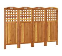 Decoshop26 Paravent 4 panneaux bois acacia - Marron