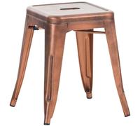 Decoshop26 Tabouret bas métal - Cuivre