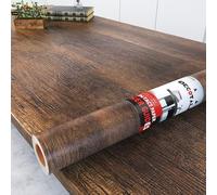 Decotalk Revêtement Plan De Travail Effet Bois 81X300cm Papier Adhesif Pour Meuble Cuisine Bois Stickers Film Autocollant Rouleau Vinyle Adhesif Pour Salle De Bain Cuisine Meubles Imperméable