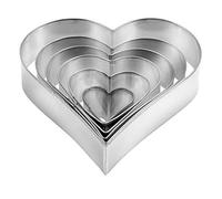 Découpe coeur DELÍCIA, 6 pièces