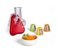 Découpe légumes électrique - Moulinex - Fresh Express - 3 en 1 - Rouge ru abriqué en France