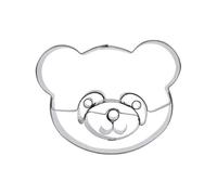 Découpe pâte inox Tête de Panda 8 cm