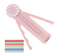 Découpeur de carton | Coupeur d'angle Scrapbook 12 en 1,Ciseaux à bord ondulé à pointe rotative avec mesures pour reliure de livres d'art photo adultes