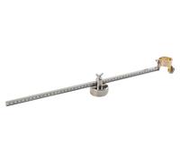 Découpeur plasma - Guide de découpe circulaire avec rouleau - Alliage d'aluminium - Socle magnétique - Haute précision - 50 cm - Pour P80