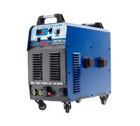 Découpeur plasma, Machine de découpe plasma LGK-100 Pompe à air intégrée Soudeurs IGBT AC 220 380 V soudage par double module Pour débutants (bricolage)(Whole set)