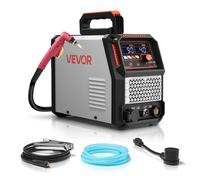 VEVOR Découpeur Plasma, 65 A, Machine de Découpe Plasma à Arc Pilote sans Contact, 220 V, Haute Fréquence, avec Fonction 2T/4T, Onduleur IGBT, Affichage Numérique, Temps PT Réglable pour Réparation