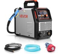 Découpeur plasma VEVOR, découpeur plasma 60 A, affichage numérique, machine de découpe à onduleur IGBT avec fonction 2T/4T et temps PA/PT réglable pour une utilisation industrielle (400 V triphasé)