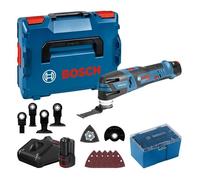 Découpeur-ponceur Bosch Professional GOP 12V-28 + 2 Batteries 3,0Ah + Accessoires + L-BOXX - 06018B5006