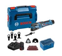 Découpeur-ponceur GOP 12V-28 + 2 batteries 12V 3 Ah + 1 Chargeur GAL 1230CV + Accessoires BOSCH