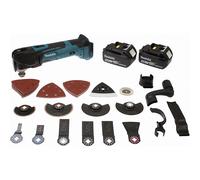 Makita Découpeur-ponceur multifonctions DTM51RMJX3 18V LXT 2x4 Ah + accessoires