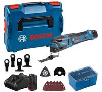 Découpeur-ponceur sans-fil Bosch Professional GOP 12V-28, 2 Batteries 3,0Ah, Accessoires, L-BOXX