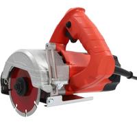 Découpeuse portative 1800W, Coupe-carrelage électrique avec Lame 110mm, Inclinaison 0-45°, Profondeur 0-34mm pour Bois, Pierre, béton, Brique, céramique, Outil Professionnel et Bricolage