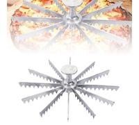 Découpoir à tarte complet, marqueur de tarte 5/6/7/8/9/10/12 parts en alliage d'aluminium, diviseur de portions, insert pour moule à tarte, séparateur de tarte, ustensiles de pâtisserie pour fêtes