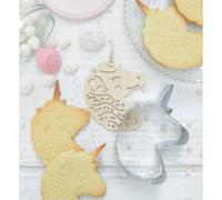ScrapCooking Kit découpoir et embosseur Bois Licorne – Emporte-pièce inox biscuits en relief 2094