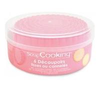 Découpoirs ronds lisses ou cannelés - Scrapcooking - Multicolore - Plastique Multicolore G