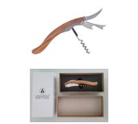 Découvrez la perfection de l'artisanat français avec cet élégant couteau de sommelier de Laguiole. Le manche ergonomique en bois d'olivier noble confère à l'outil non seulement une beauté naturelle, m