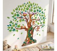 DECOWALL Autocollants muraux géants en forme d'arbre de la forêt pour chambre d'enfant, chambre à coucher, salon (DL4-2303)