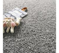 Decoweb Moquette Pure Laine Vierge bou Latoon - Gris foncé - Echantillon 15 x 20 cm