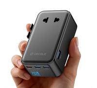 decqle “Air” Adaptateur Prise Universelle avec 3 USB-C(GaN 70W) ＆ 1 USB-A