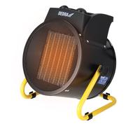 Chauffage électrique ventilateur noir 5000W