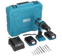 Set D'outils En Mallette Dedra Sas+All Ded7030A02, Tournevis, Deux Batteries 2Ah, Chargeur, Accessoires 9 Pcs.