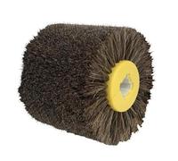 DEDRA DED79338 Brosse en crin de cheval pour machine à satiner 120 x 100 mm Vitesse de rotation maximale 3700 tr/min Utilisation polyvalente