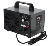 DEDRA Générateur d'ozone 60 000 mg/h, 120 W, minuteur : 1-60 min, élimine les odeurs et désinfecte, débit d'air 200 m²/heure avec 4 plaques génératrices d'ozone incluses, Noir