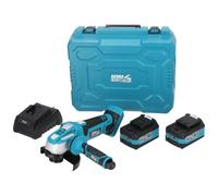 Set D'outils En Coffret Dedra Sas+All Case Ded7030A06, Meuleuse D'angle, Deux Batteries 4Ah, Chargeur