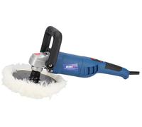 DEDRA Polisseuse Electrique 1200W, Disque de Polissage 180mm, 0-3000RPM, Poids 2,8kg, Long Câble 5m, Affichage Numérique de Vitesse, Pour Lustrage, Cirage et Élimination des Rayures de Carrosserie