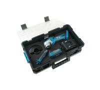 Dedra Sas+All Tool Kit, Meuleuse D'angle Ded7050, Batterie 4Ah Ded7034, Chargeur Ded7038, Boîte À Éponge N0303G
