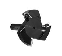 DEEFIINE Fraise à Surfacer Tige 12mm Défonceuse, Fraise de Rabotage avec Diamètre de Coupe de 60,3mm, Fraise a Raboter cmt avec 3 Lames, Fraise CNC pour bois réversible