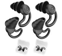 deegbbyi Bouchons d’oreille pour Dormir, Bouchon d'Oreille pour Dormir Anti Bruit, Bouchons d'oreille en Silicone, Réutilisables et ultra confortables, pour Sommeil, Musique, Fêtes, Concerts (Noir)