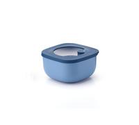 Deep air blue RÉCIPIENT BAS 'STORE&MORE BIO' - "FOOD STORAGE" - CARRÉ S