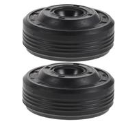 DEEPCRAFF 2 Pièces Lot de Joints D'étanchéité Huile Noir en Plastique pour Tronçonneuse 136 137 141 142, Solide et Réduit D'arrêt