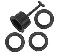 DEEPCRAFF 5 Pièces Outil de Démontage de Bague pour Abat-jour E26/e27 Poignée en T en Plastique Noir, Prise en Main Confortable et Économie D'effort pour Environnements Domestiques