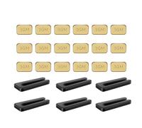 DEEPCRAFF 6 Ensembles Kit D'équilibrage Clips et Poids Métalliques Auto-adhésifs en Résine Époxy Compatible Universellement pour Réduire le Balancement des Pales pour Ventilateurs de Plafond