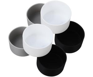 DEEPCRAFF 6 Pièces Manchons Silicone Protecteurs pour Fond de Bouteille Housses Antichoc et Anti-Bruit Compatible Plupart des Gourdess