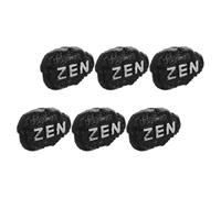 DEEPCRAFF 6pcs Pierres Décoratives en Résine Noire pour Décoration Zen Intérieure et Extérieure, Effet Décoratif Réaliste et Durabilité Renforcée pour Maisons et Salles de Réunion