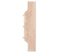 DEEPCRAFF Applique Sculptée en Bois Marron Style Européen Détail Français Élégant pour Cadres Latéraux et Bases de Portes de Placard, Ornement Vintage Facile à Entretenir