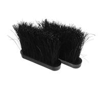 DEEPCRAFF Brosse de nettoyage de cheminée de remplacement, accessoires de cheminée, balayette rechange cheminée, 2 pièces, pour cheminée, feu de bois, nettoyage des cendres, maison