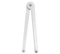 DEEPCRAFF Écrous à Bride, Argenté Acier, Clé Réglable pour Meuleuse D’angle | Mâchoire Ajustable, Couple Stable, Outil Solide pour Mécaniciens et Bricoleurs, Entretien Atelier, Réparation D’outils