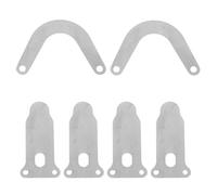 DEEPCRAFF Kit de Clapets pour Compresseur D'air 6pcs Plaques de Soupape en Alliage de Fer Forme Languette et U pour Régulation du Débit et Stabilité de Pression