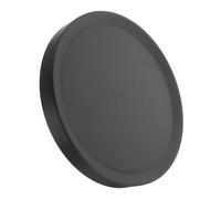 DEEPCRAFF Plateau Roulant Rond pour Pot de Fleurs Léger en Plastique et Métal 31,5x31,5cm, Mobilité Facile pour Serrage et Patio