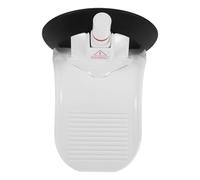 DEEPCRAFF Repose-Pied Facile à Installer et Retirer avec Ventouse Forte de Salle de Bain Blanc Design Ergonomique la Maison L'hôtel
