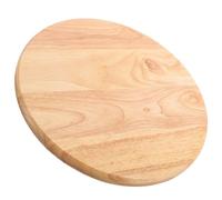 DEEPCRAFF Tabouret Rond Siège de Remplacement, en Bois Massif pour Chaise | Assise Ronde Beige, Surface Lisse à Texture Naturelle, pour Bar, Atelier et Jardin