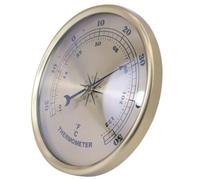 DEEPCRAFF Thermomètre Rond en Métal Compact et Facile à Installer pour Jardin ou Intérieur Lecture Précise Température en Degrés