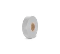 Defender Ruban isolant/de marquage en PVC EXA-TAPE, pour isoler et marquer des câbles, retardateur de flammes et autoextinguible selon la norme DIN EN 60454-3-1, gris argenté, 19 mm × 33 m