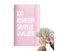 Défi d'économie d'argent - Classeur budgétaire | Enveloppe de défi, planificateur de de 100 jours pour économiser 5 050 dollars pour hommes, femmes, adultes, organiseur d'argent, enveloppes