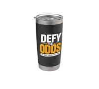 Défiez les chances. Soyez courageux. Rêvez grand. Gagnez. Gobelet isotherme en acier inoxydable double paroi
