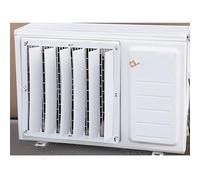 Déflecteur AC en acier inoxydable, couverture universelle anti-soufflage du vent pour climatiseurs extérieurs, pompes à chaleur et condensateurs